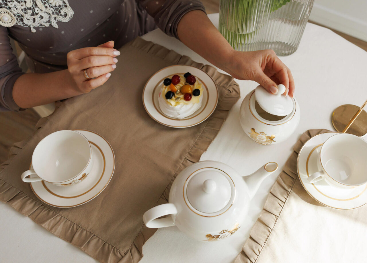 Чайный cервиз «Аристо золотой» на 6 персон